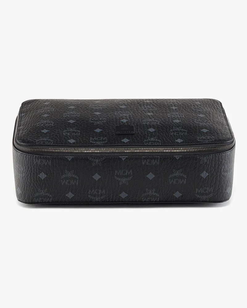 MCM Ottomar Reise-Etui in Visetos Black