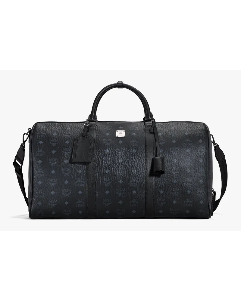 MCM Ottomar Weekender in Visetos Black