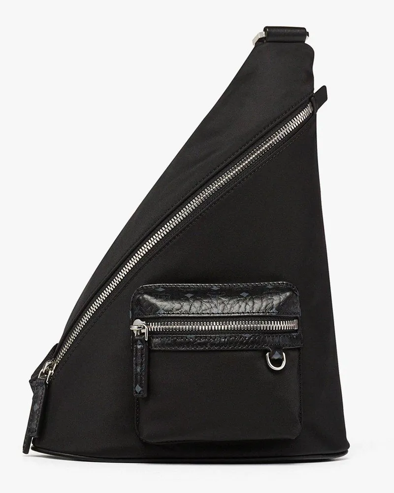 MCM Diamant 3D Schultertasche aus Kalbsleder BLACK OTHER Black