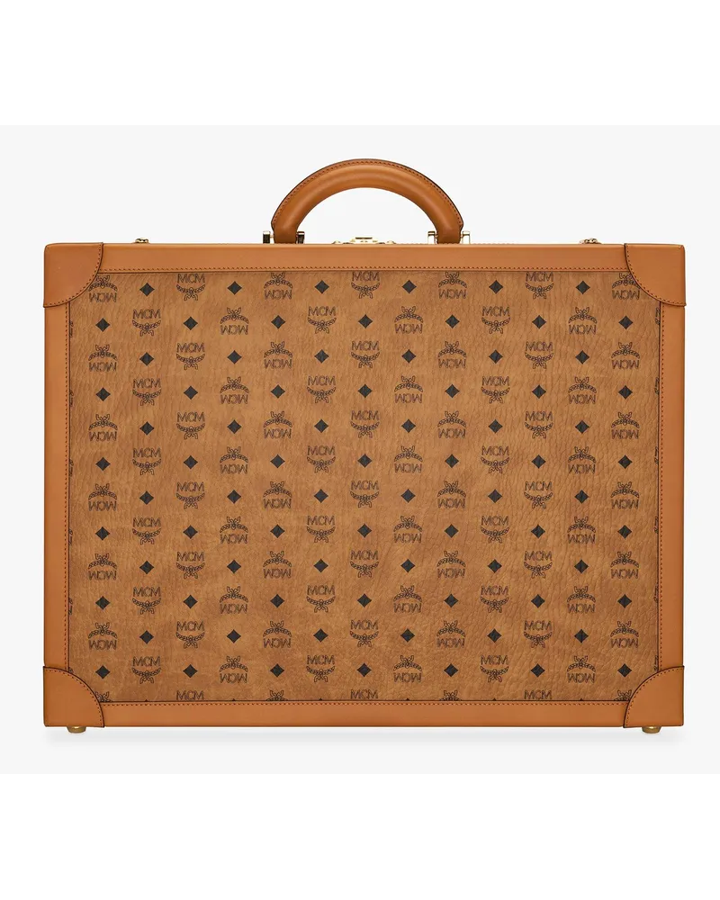 MCM Koffer in Visetos Cognac