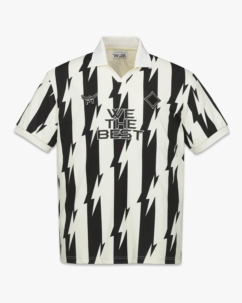MCM T-Shirt Laurel aus Bio-Baumwolle und Monogramm-ECONYL mit verkürzter Passform BLACK AND WHITE COTTON Black