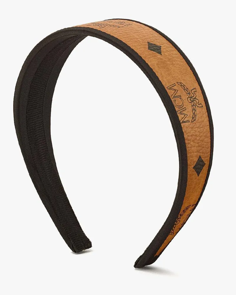 MCM Stirnband in Visetos Cognac