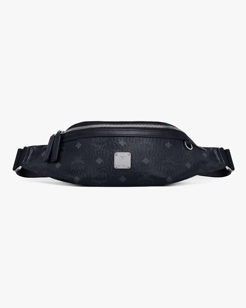 MCM Fursten Gürteltasche in Visetos Black