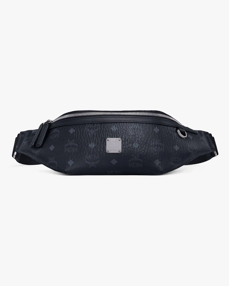 MCM Fursten Gürteltasche in Visetos Black