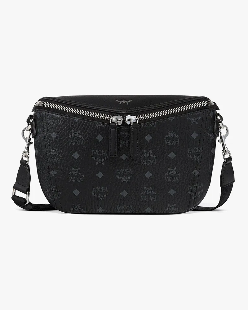 MCM Jacke aus Lammleder BLACK LAMBSKIN LEATHER Black