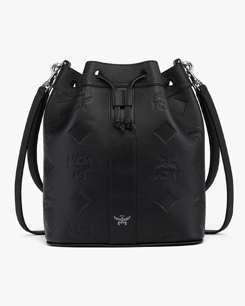 MCM Jacke aus Lammleder BLACK LAMBSKIN LEATHER Black