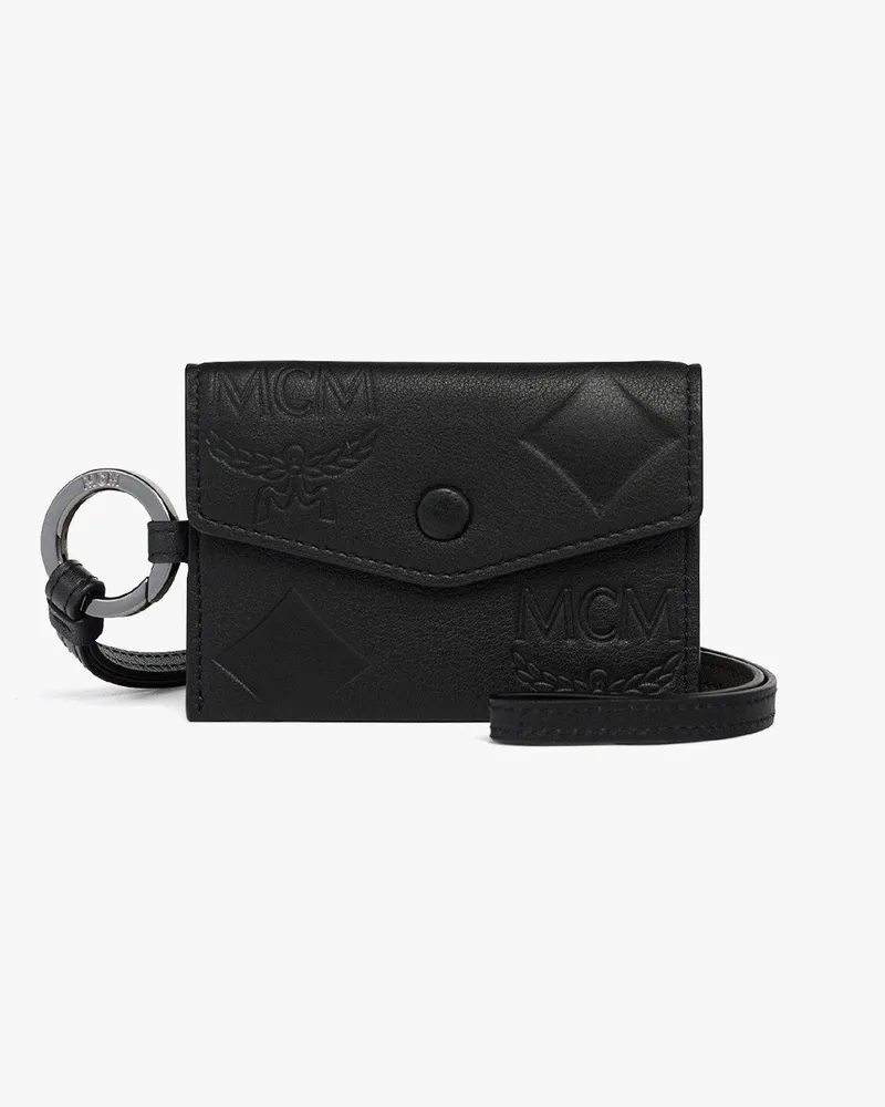 MCM Jacke aus Lammleder BLACK LAMBSKIN LEATHER Black