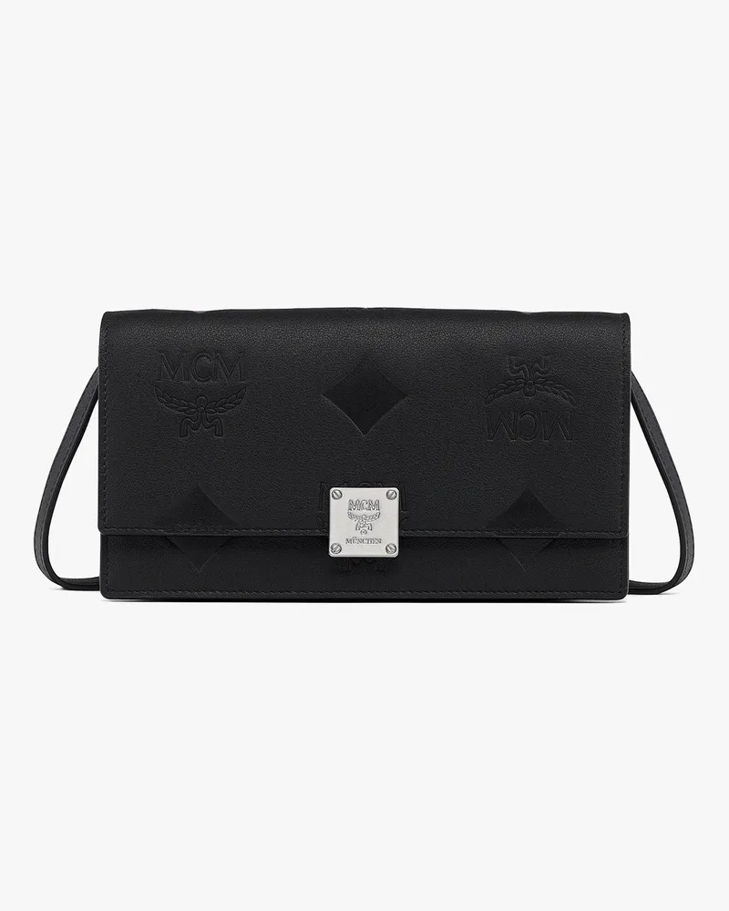MCM Jacke aus Lammleder BLACK LAMBSKIN LEATHER Black