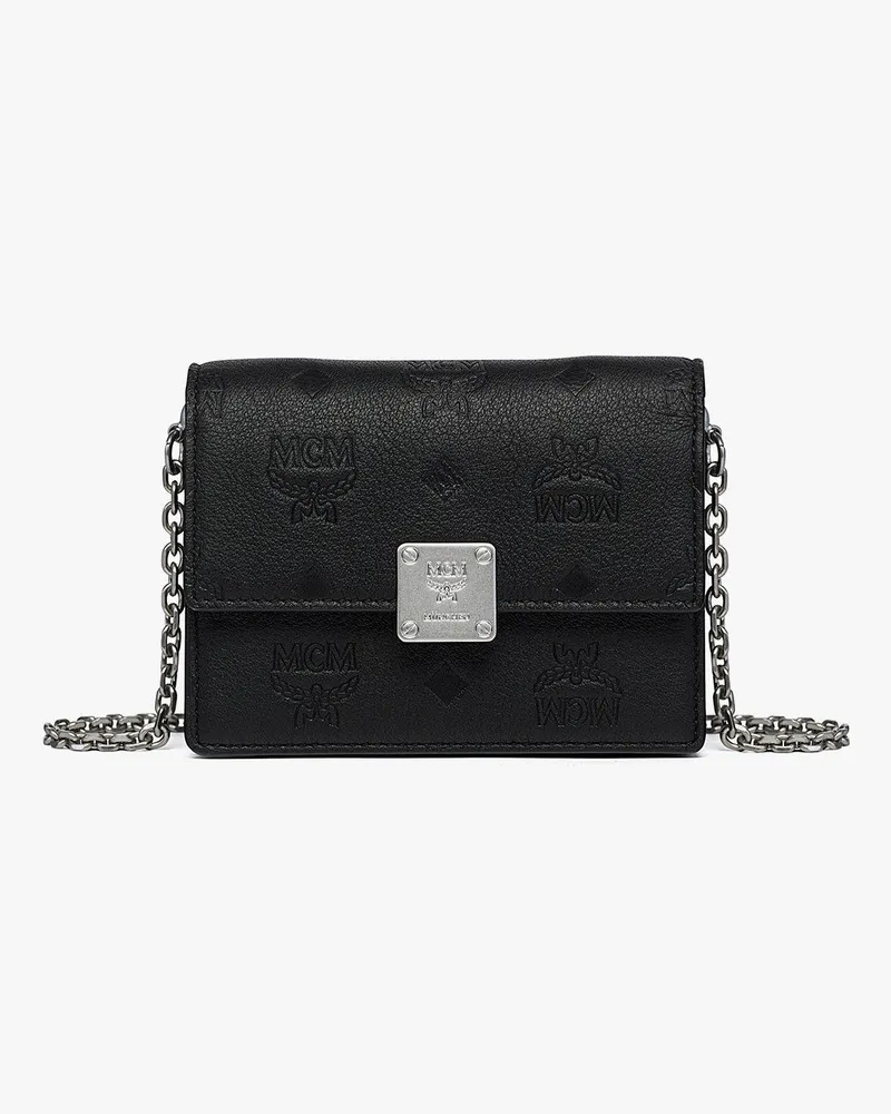 MCM Jacke aus Lammleder BLACK LAMBSKIN LEATHER Black