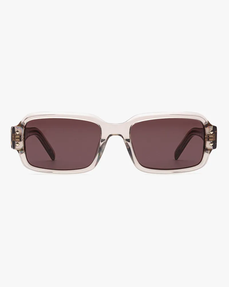 MCM Sonnenbrille mit geometrischem Design Beige