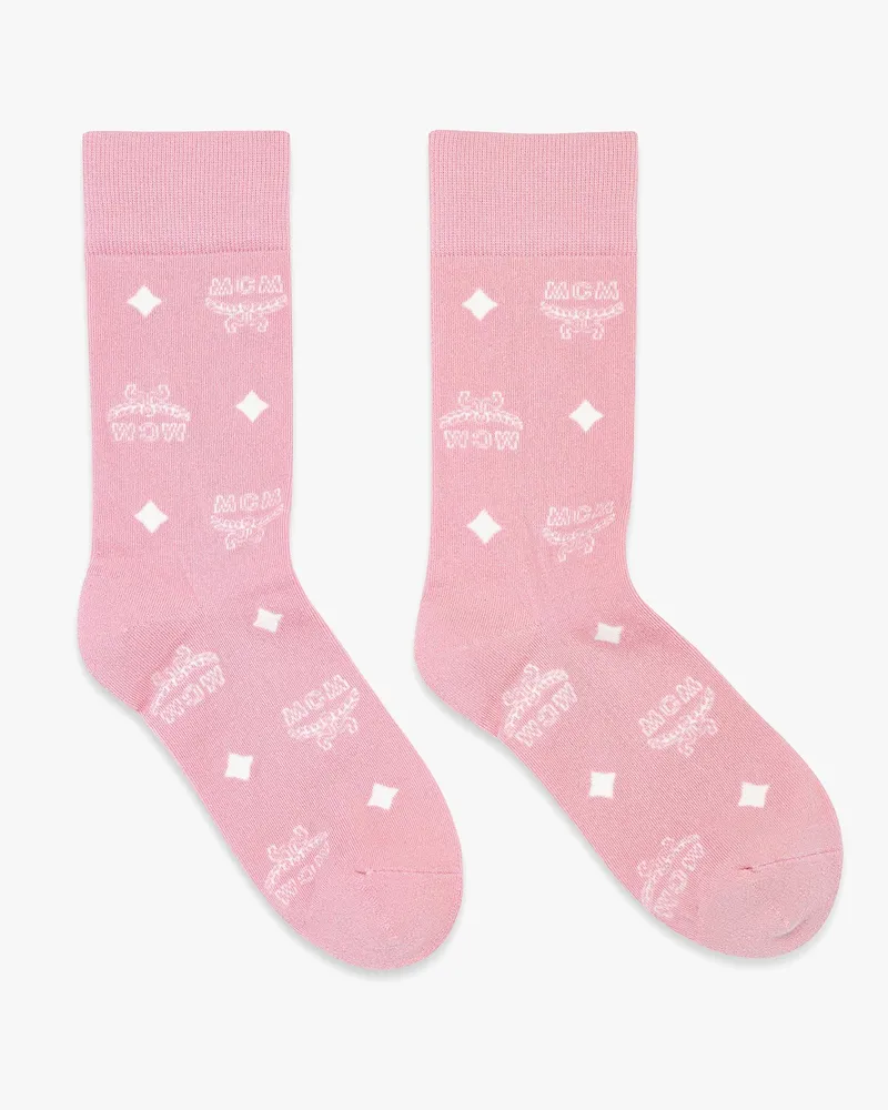 MCM Stricksocken mit Monogramm Soft