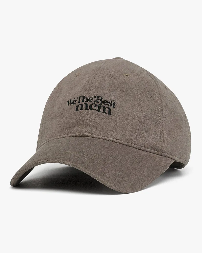 MCM x We The Best Kappe in Ultrasuede Taupe