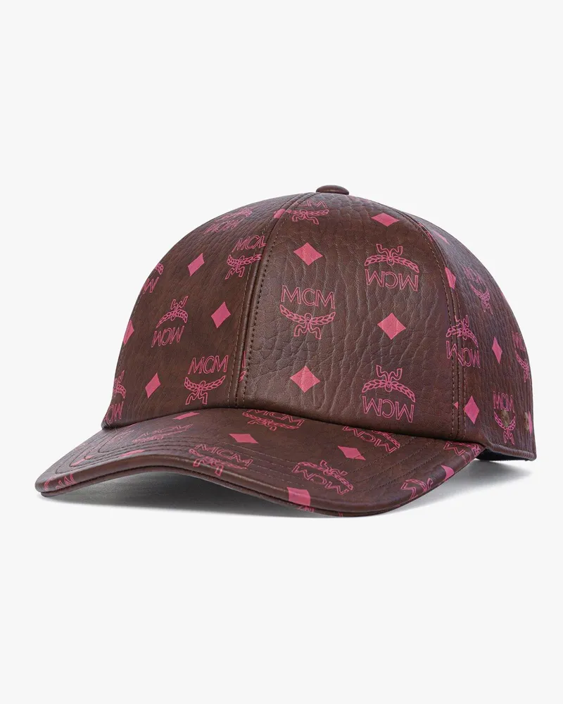 MCM Klassische Kappe in Visetos Cinnamon