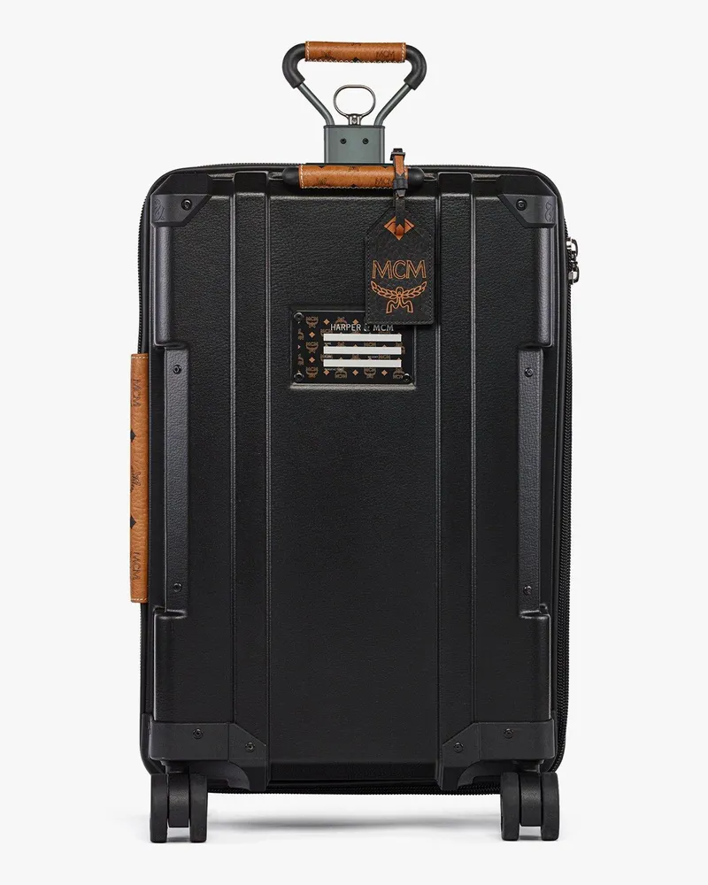 MCM x HARPER COLLECTIVE Grosser Check-in-Trolley Black