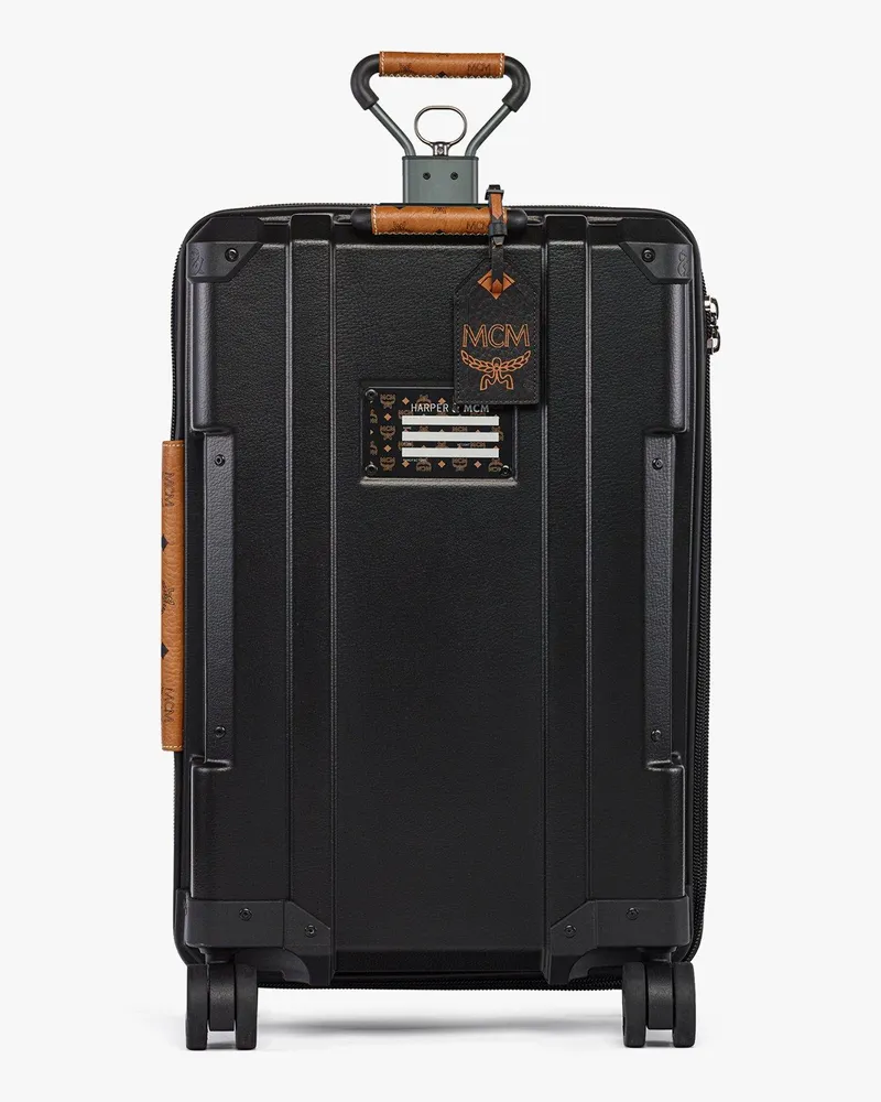 MCM x HARPER COLLECTIVE Grosser Check-in-Trolley Black