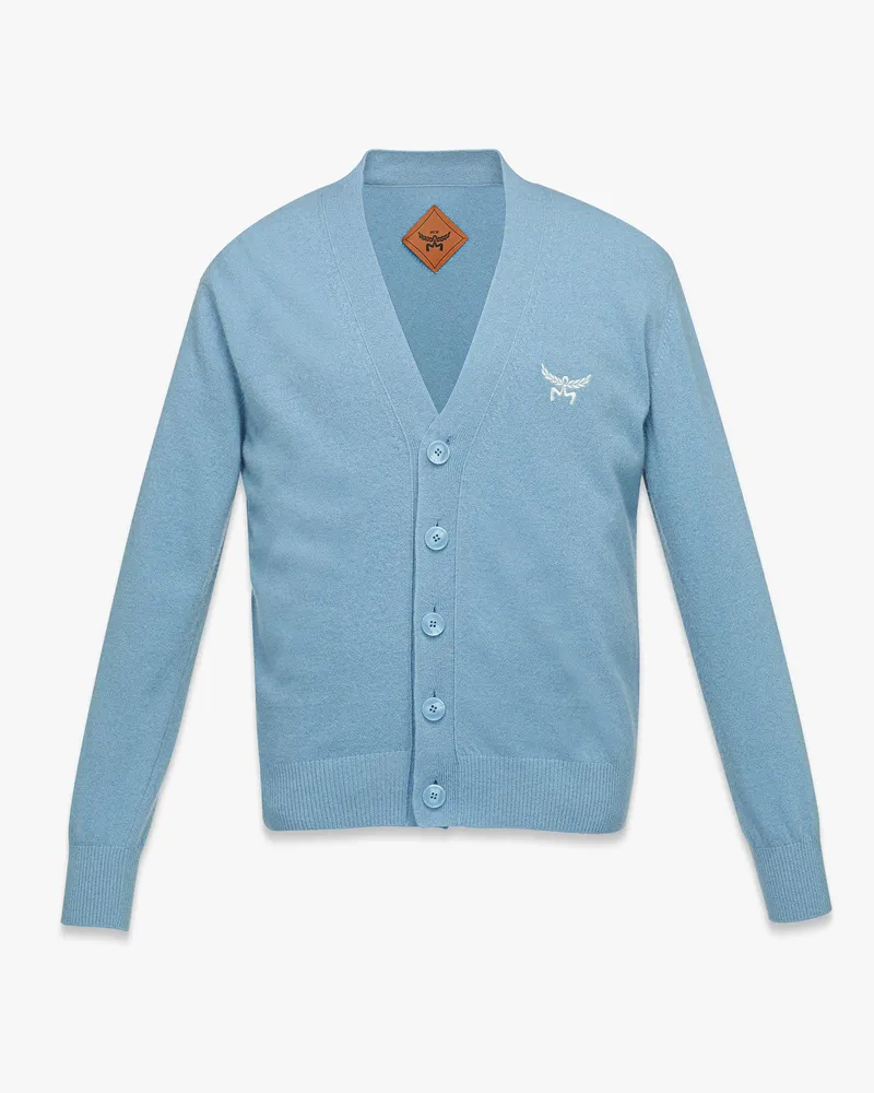 MCM Strickjacke aus Wolle und recyceltem Kaschmir in Laurel Della