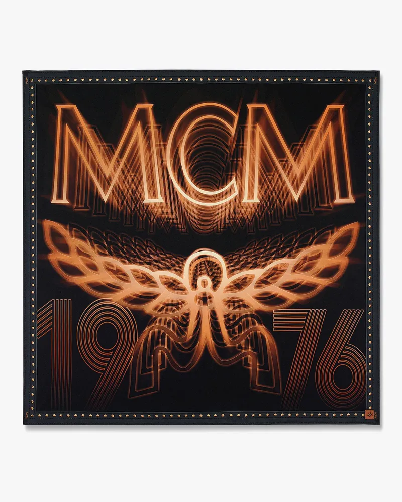 MCM Logo-Seidenschal M50 Black