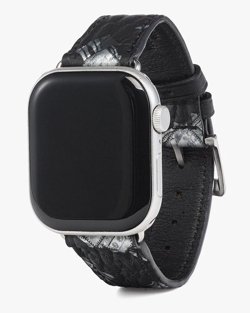 MCM Armband für Apple Watch (42-49 mm) in Rabot Visetos Black