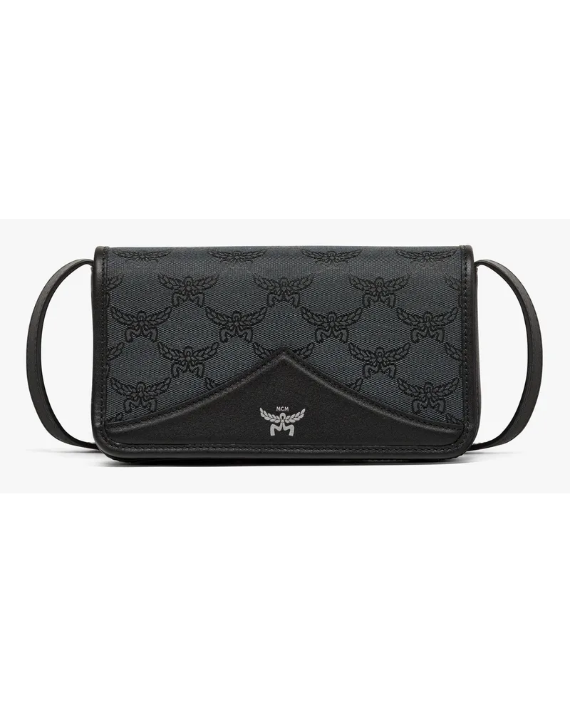 MCM Himmel Umhängetasche in Lauretos Jacquard Dark