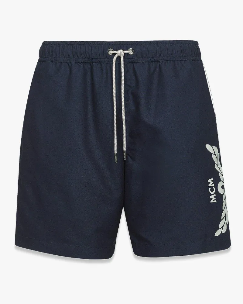 MCM Logo-Badehose Navy