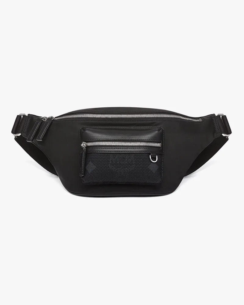 MCM Fursten Gürteltasche aus recyceltem Nylon Black