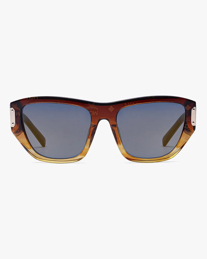 MCM Cat-Eye-Sonnenbrille mit Monogramm Brown