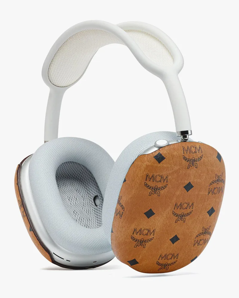 MCM AirPods Max Etui in Visetos Cognac