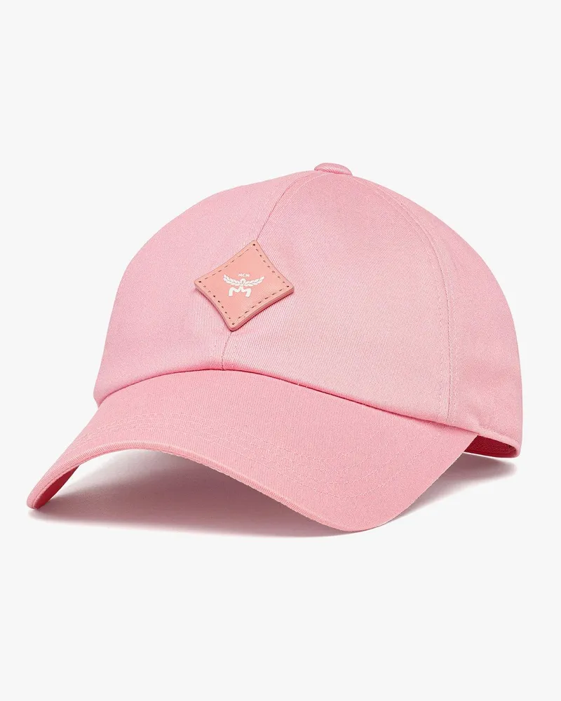 MCM Kappe Essential aus Baumwoll-Twill mit rautenförmigem Logoaufnäher Fairy