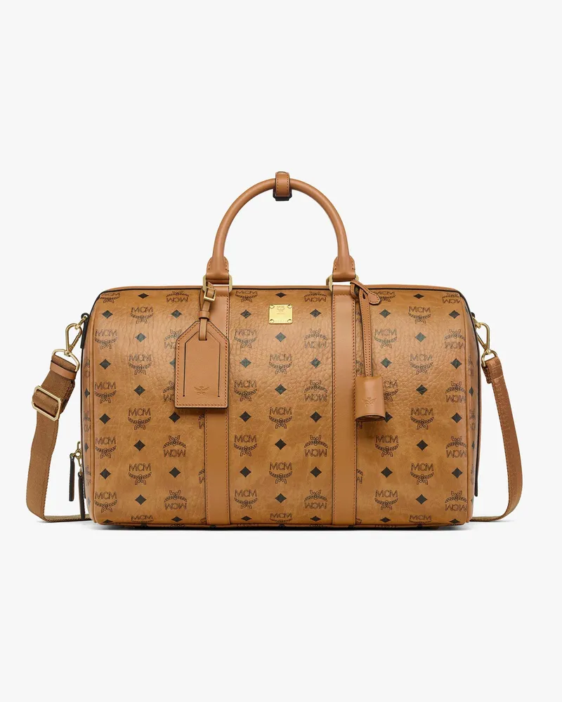 MCM Ottomar Weekender in Visetos Cognac