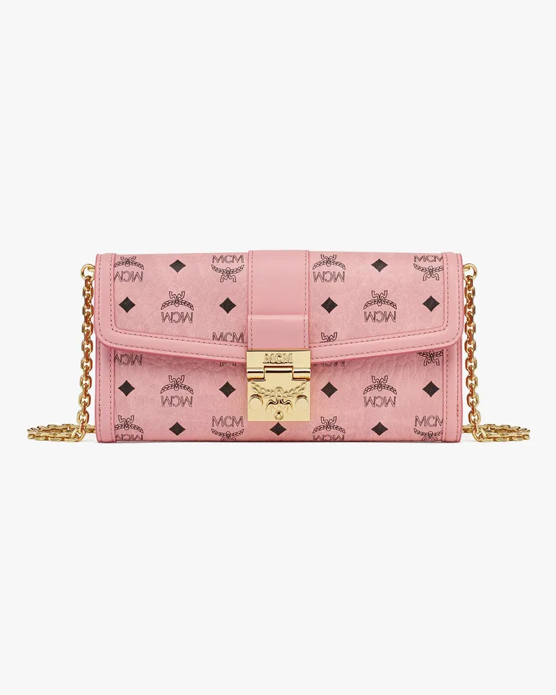 MCM Tracy Portemonnaie mit Kettenriemen in Visetos Soft