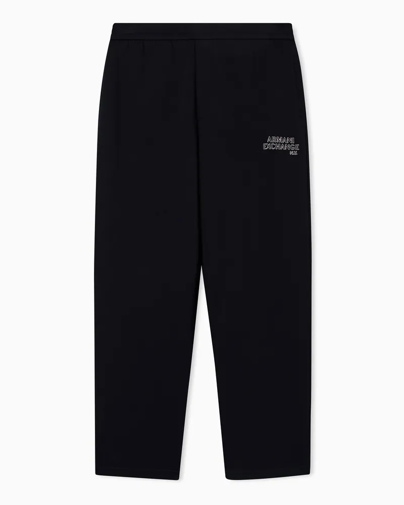 Armani Exchange Cotton jogger trousers Schwarz
