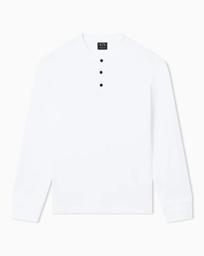 Armani Exchange Cotton polo shirt Weiß