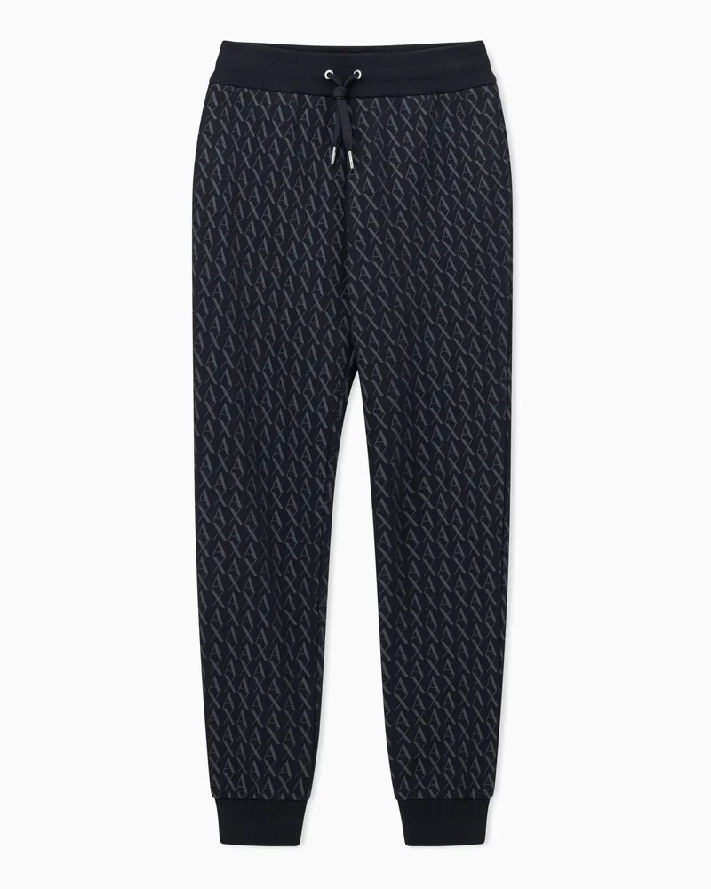 Armani Exchange Hose aus fließendem Stoff Schwarz