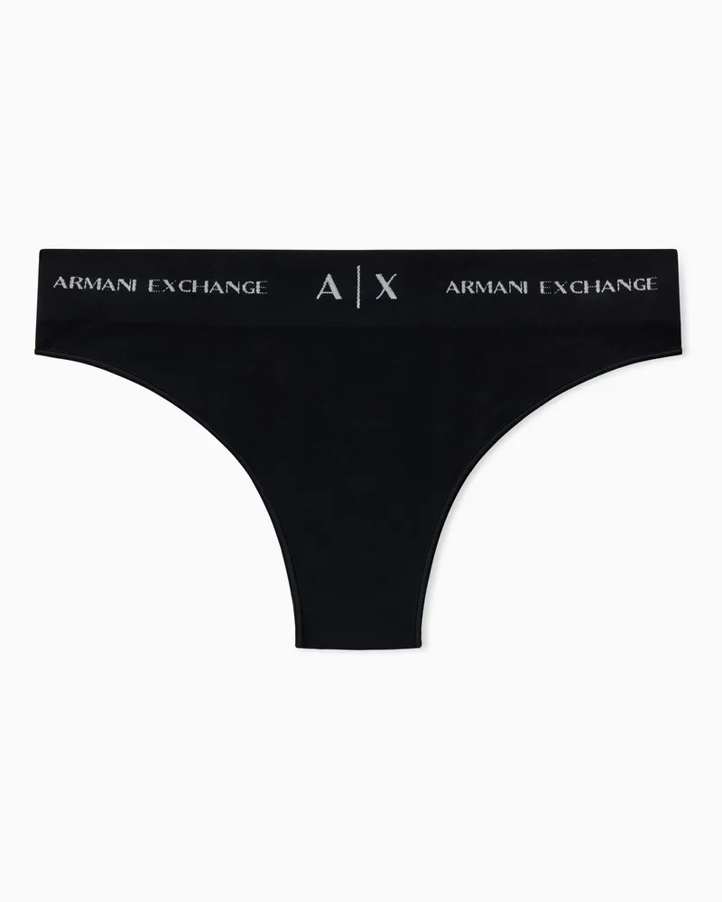 Armani Exchange Brasilianischer Slip Schwarz
