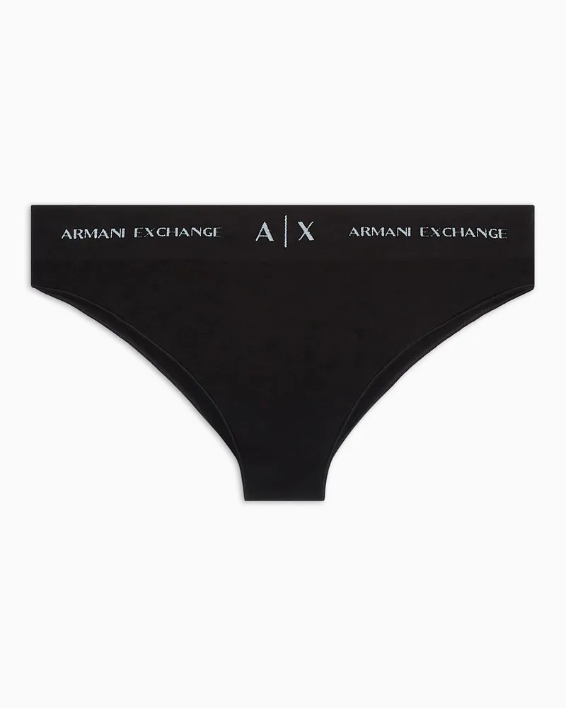 Armani Exchange Brasilianischer Slip Schwarz