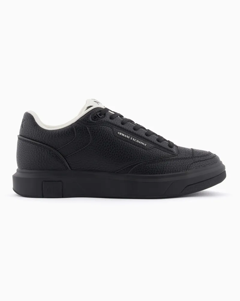 Armani Exchange Technical fabric sneakers Schwarz