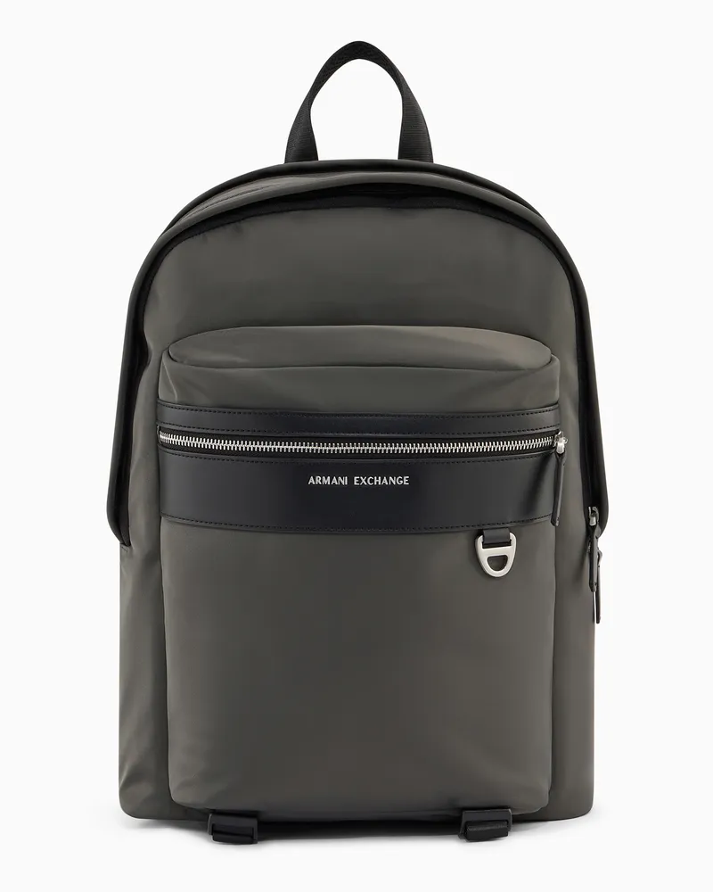Armani Exchange Technical fabric backpack Grün