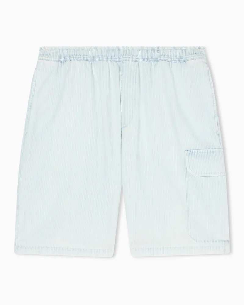 Armani Exchange Bermuda shorts in cotton Blau