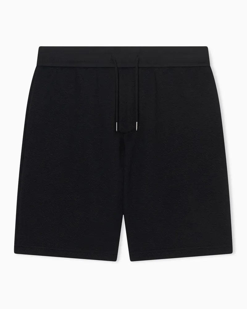 Armani Exchange Bermuda Jacquard Stretch Modern Comfort Schwarz