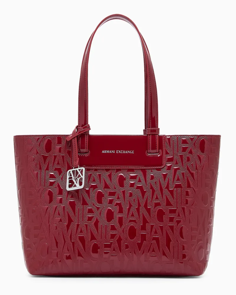 Armani Exchange Shopper Rot