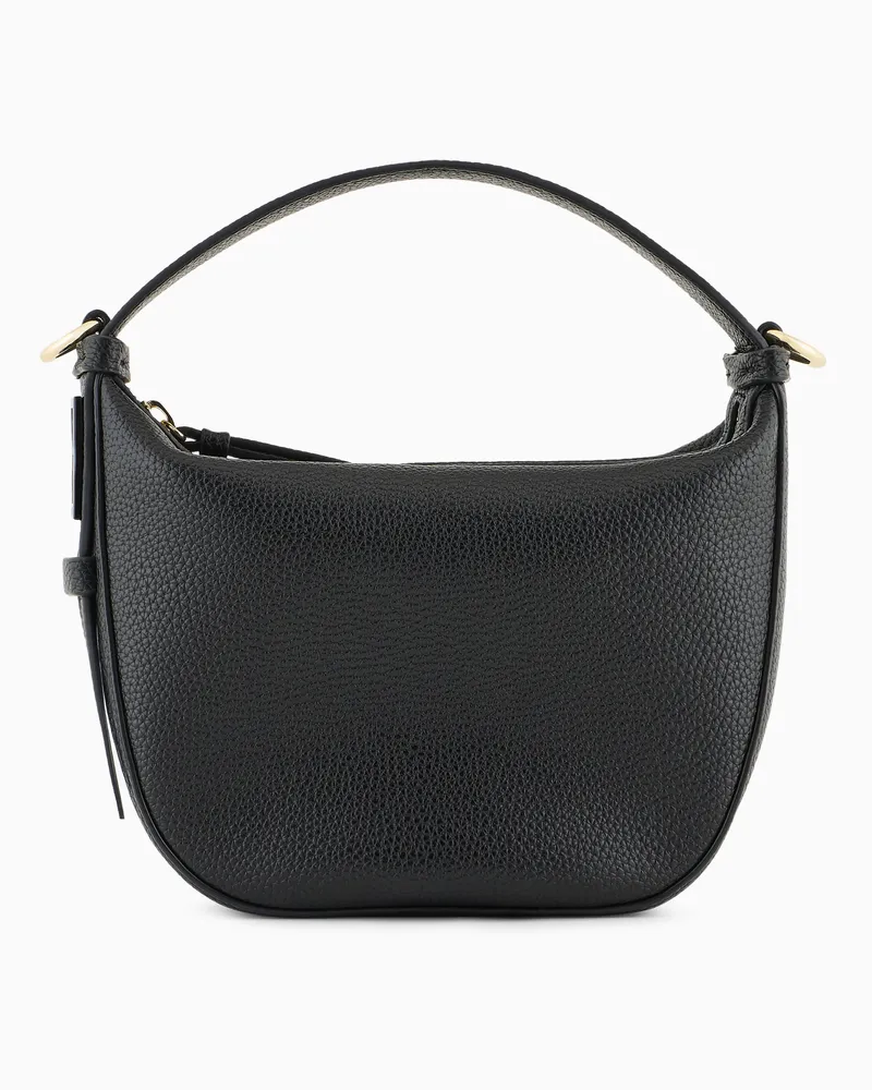 Armani Exchange ASV Logo Handtasche Schwarz