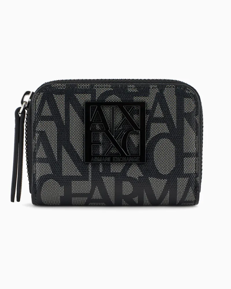 Armani Exchange Portemonnaies Schwarz