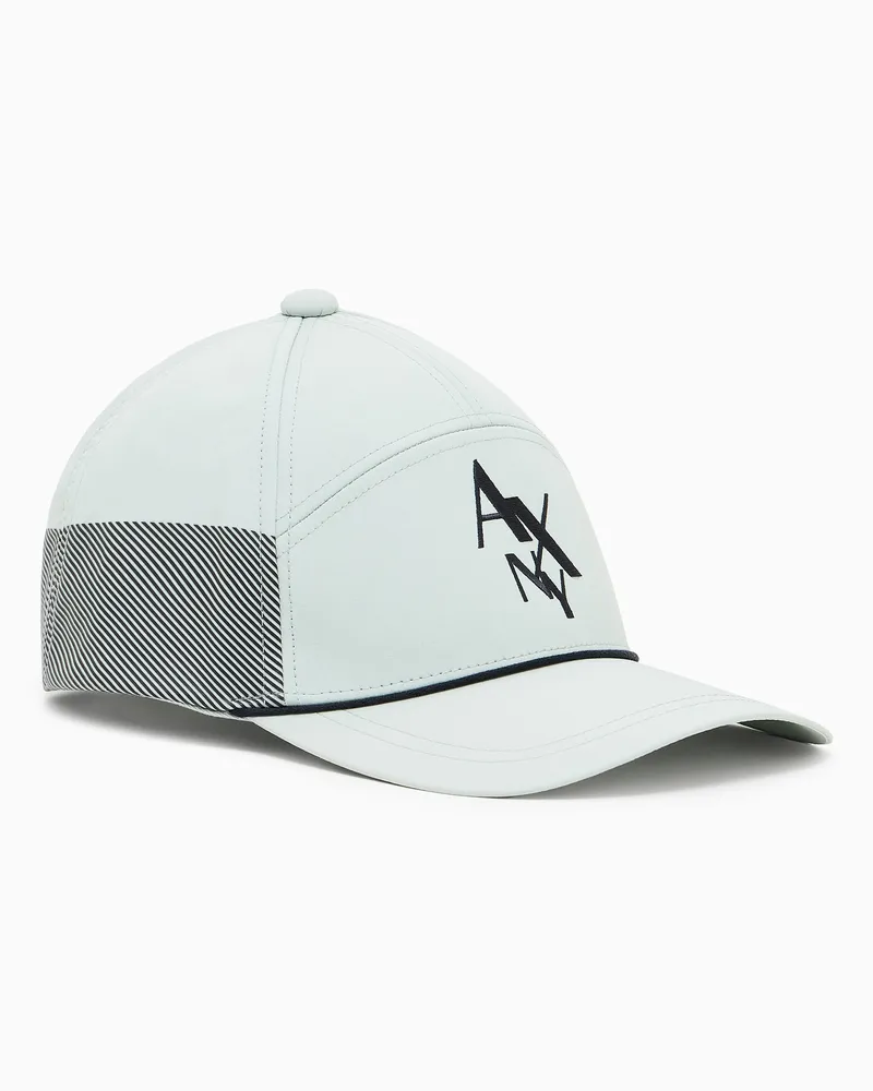 Armani Exchange Schirmmütze mit NY-Logo Grün
