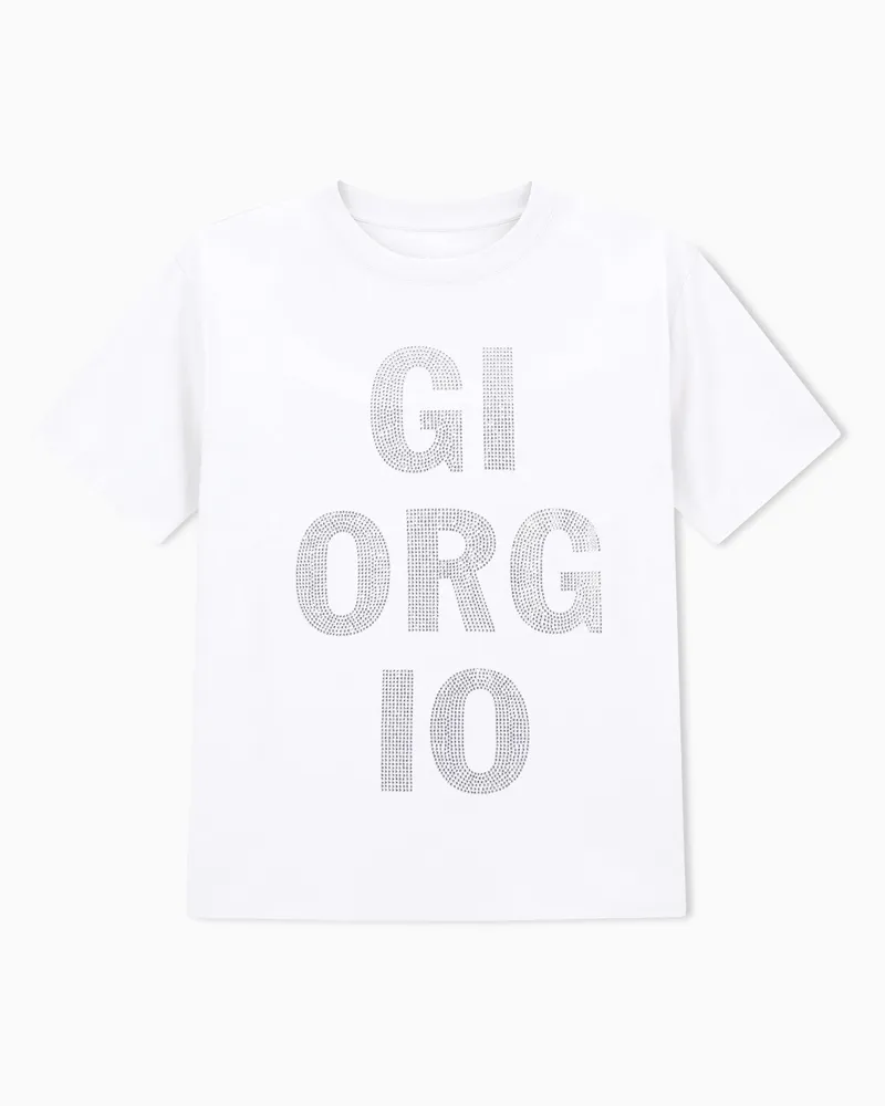 Armani Exchange Relaxed Fit T-Shirts Beige