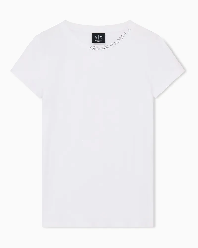Armani Exchange Slim Fit T-Shirts Weiß