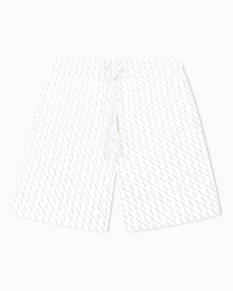 Armani Exchange Bermudashorts Weiß