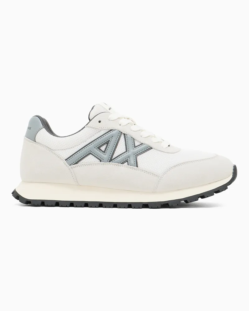 Armani Exchange Sneaker mit kontrastierendem Logo Grau