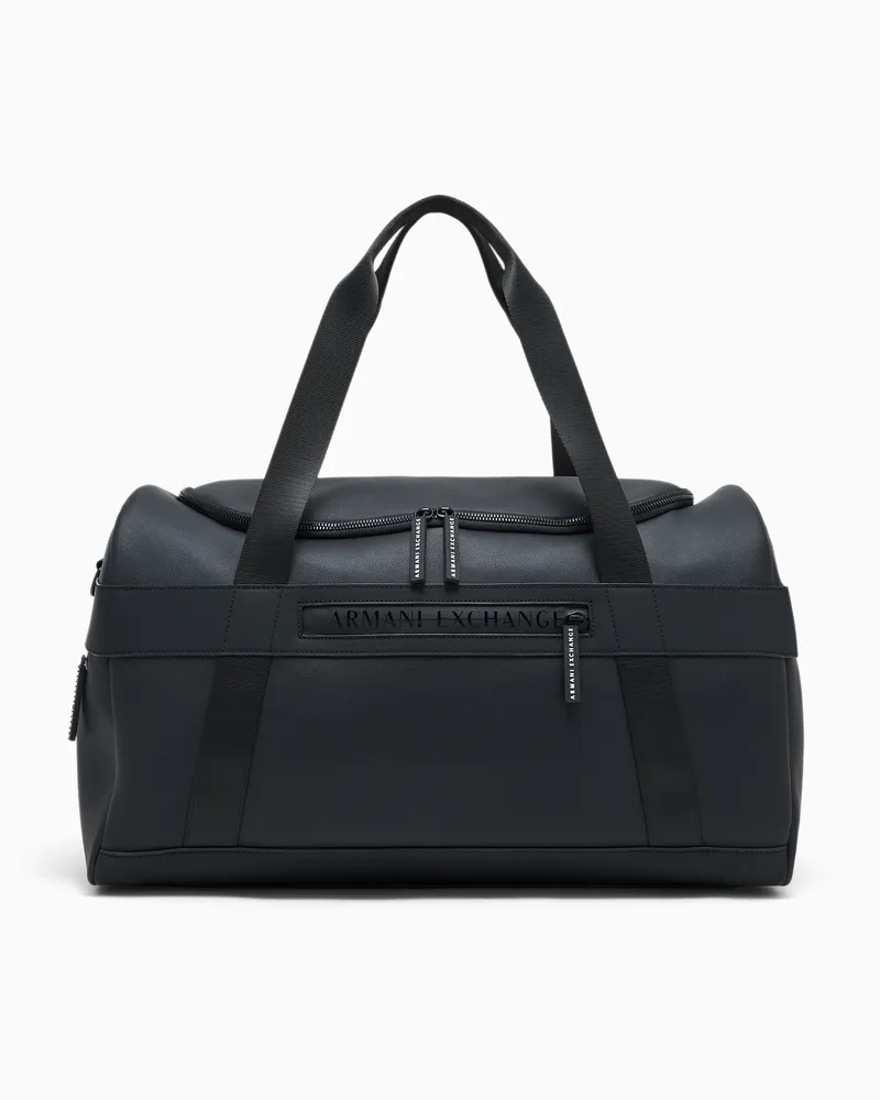 Armani Exchange Reisetasche mit Tragegriffen und Schultergurt Schwarz
