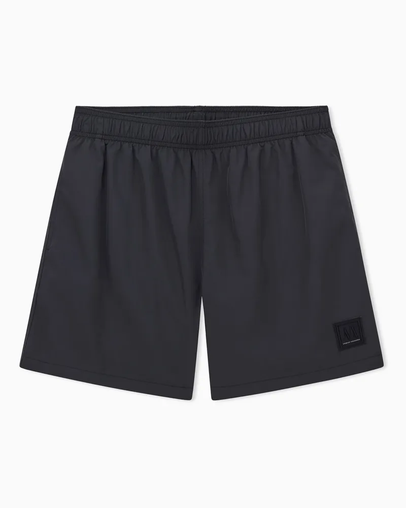 Armani Exchange Icon Project Boxer-Kostüm Schwarz