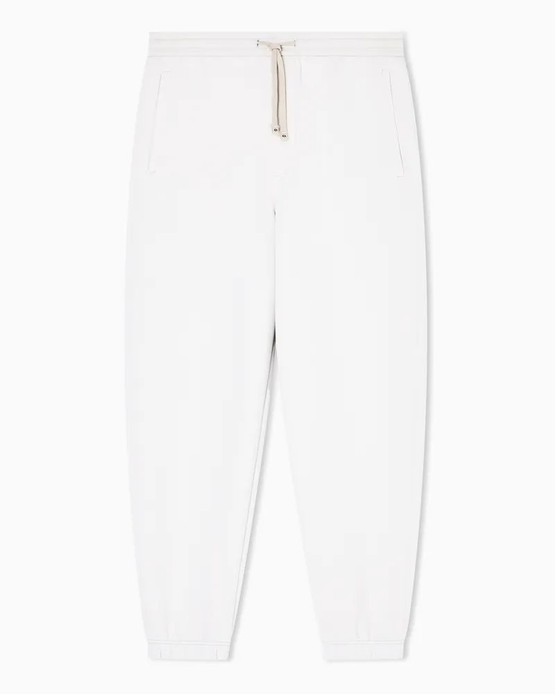 Armani Exchange Hose aus Piqué-Baumwollmischung Weiß
